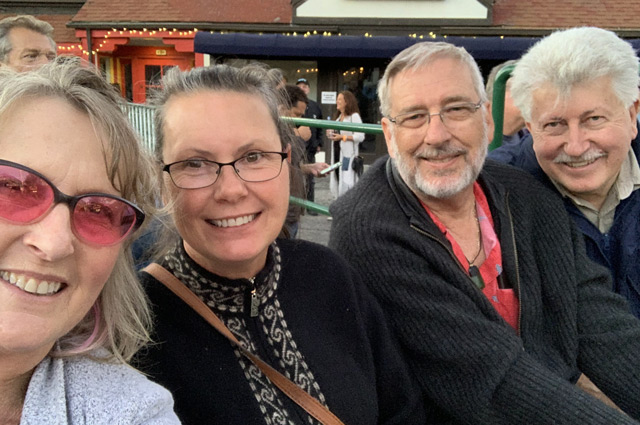 Rebekah Swanson with Corey and Cheryl Beck