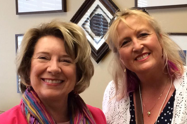 Rebekah Swanson with Senator Jean Fuller